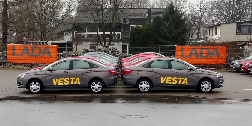 Стартовали продажи LADA Vesta в Германии